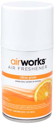 207mL Airworks® Metered Air Freshener, Citrus Grove Scent, Aerosol